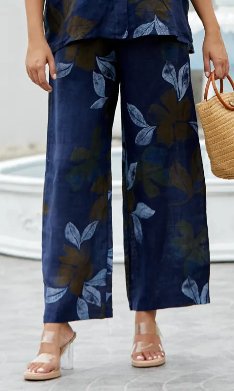 Linen Floral Pant sold by Revolution Boutique