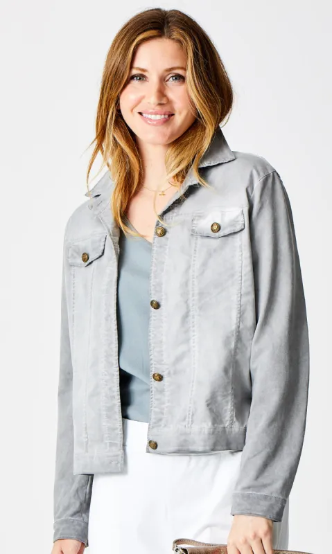 Cotton Blend Denim Jacket sold by Revolution Boutique