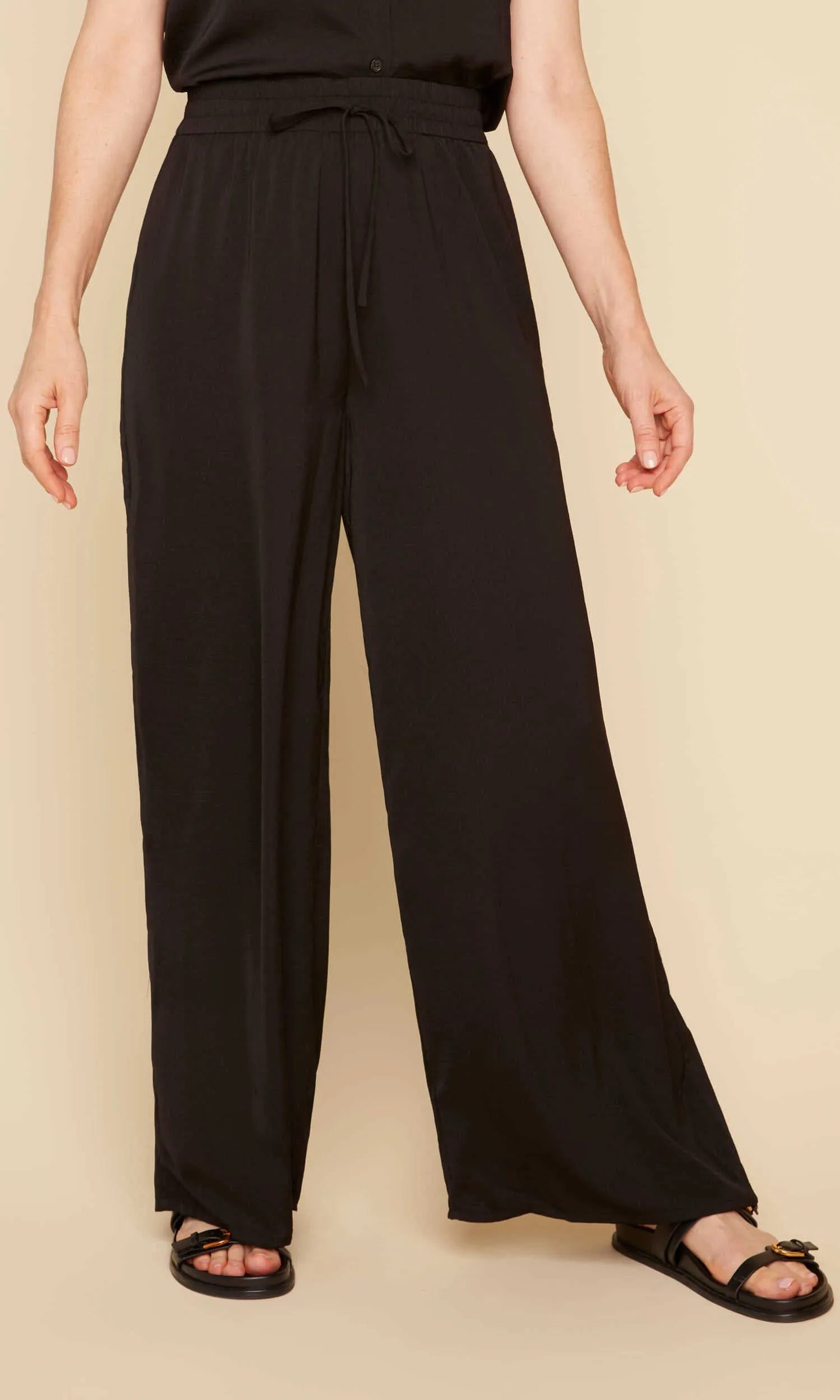 Wide Leg Drawstring Pant sold by Revolution Boutique
