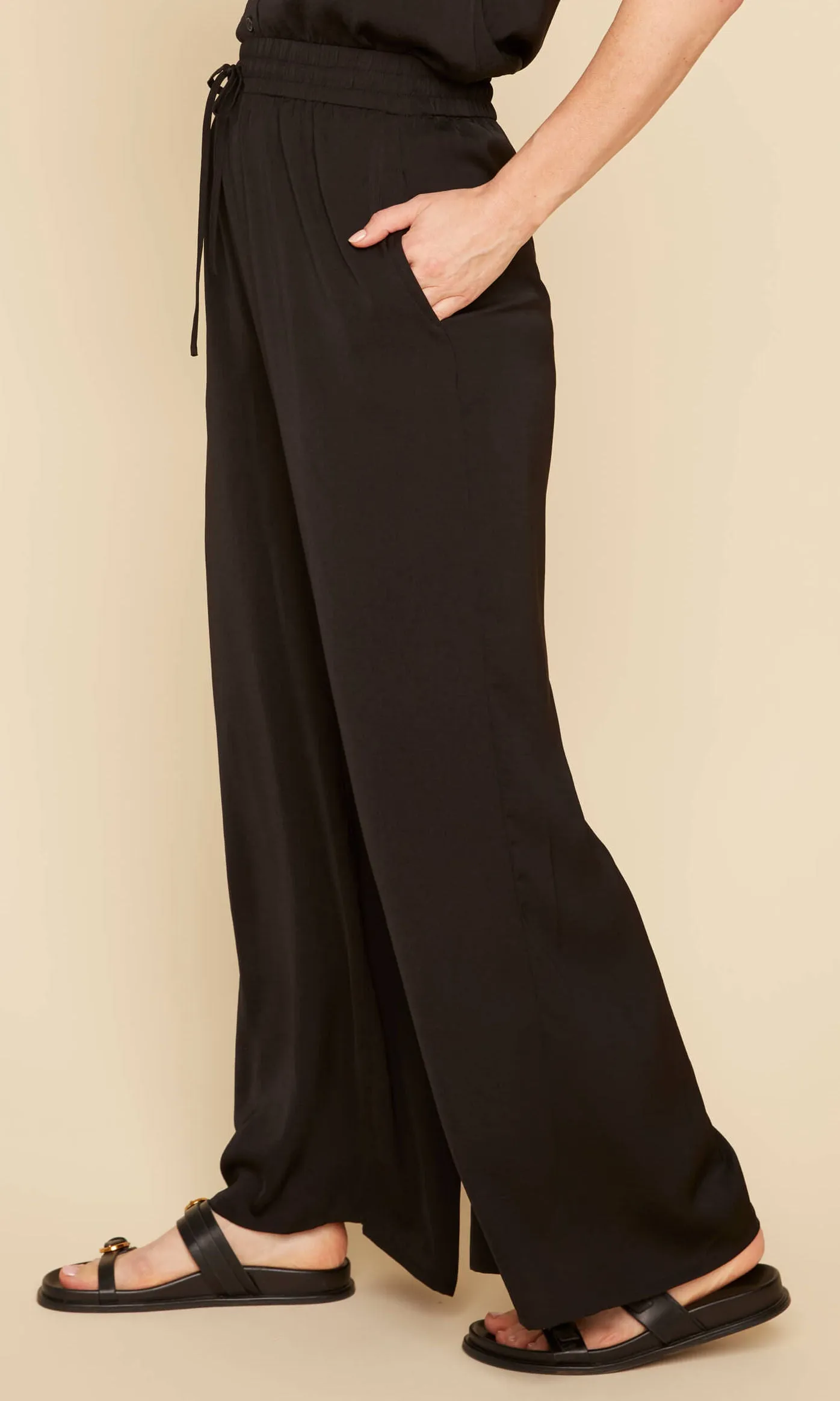 Wide Leg Drawstring Pant sold by Revolution Boutique product image thumbnail 2