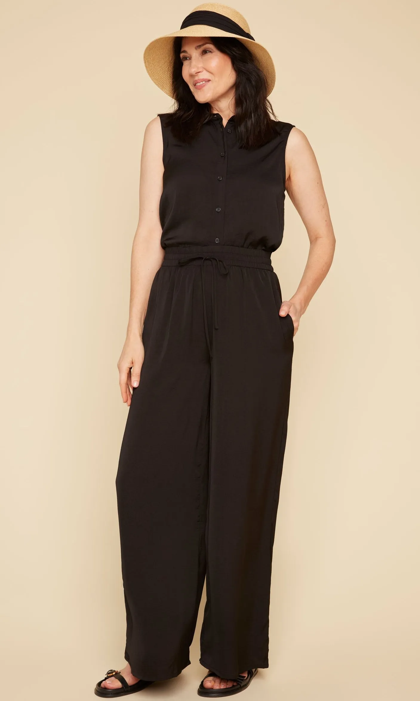 Wide Leg Drawstring Pant sold by Revolution Boutique product image thumbnail 4