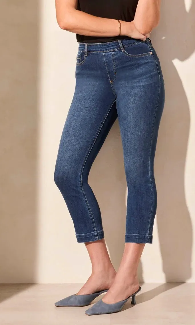 Mid Rise Straight Crop Denim sold by Revolution Boutique