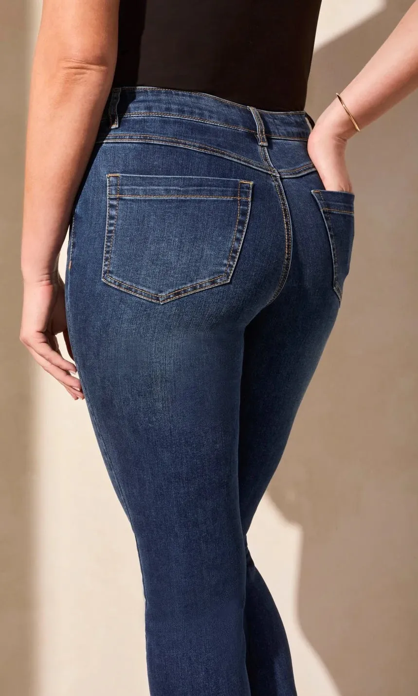 Mid Rise Straight Crop Denim sold by Revolution Boutique product image thumbnail 3