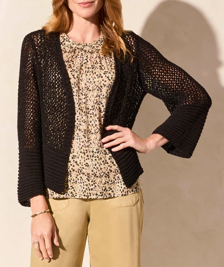 Open Knit Cardigan sold by Revolution Boutique product image thumbnail 3