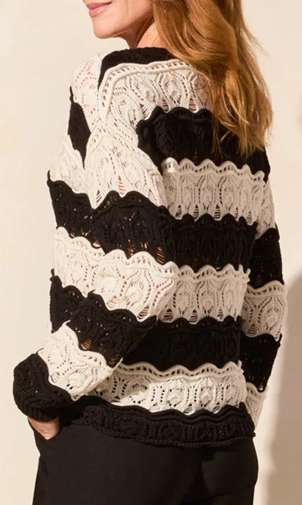 Cotton V-Neck Knit Sweater sold by Revolution Boutique product image thumbnail 2