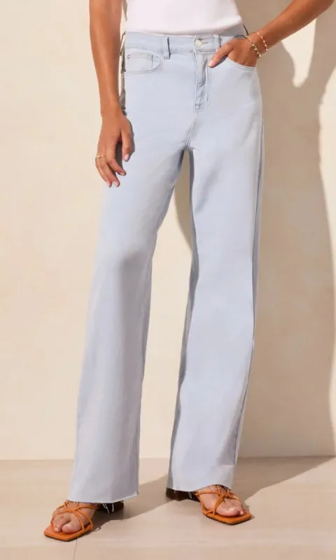 Hi Rise Wide Leg Denim sold by Revolution Boutique