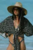 Vneck Button Down Tie Top sold by Revolution Boutique