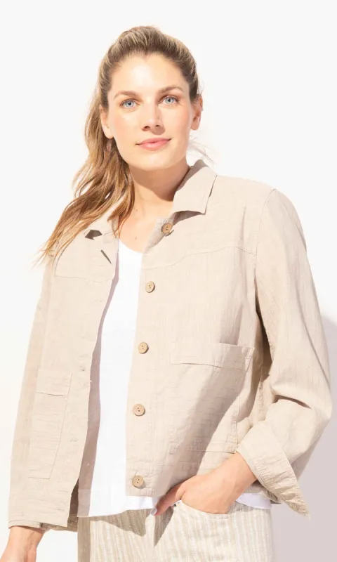Cotton Patch Pocket Jacket sold by Revolution Boutique