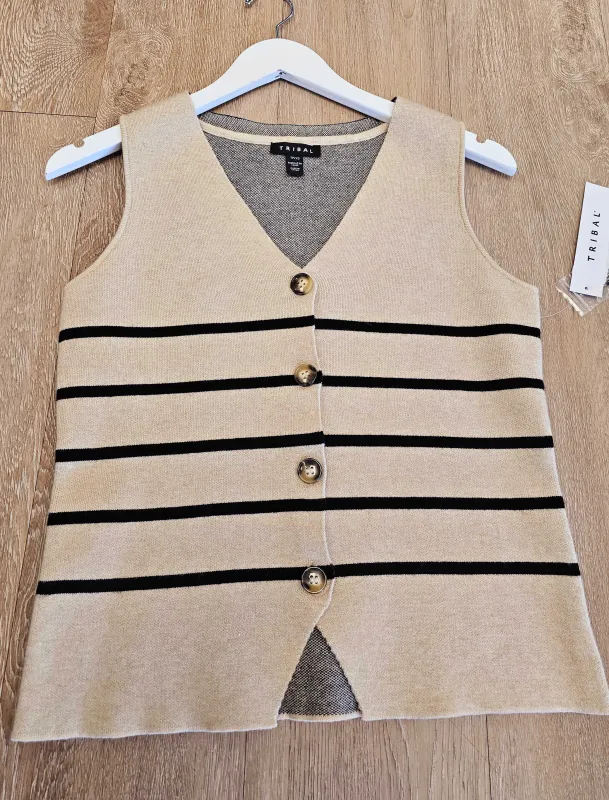 Button V-Neck Sweater Vest sold by Revolution Boutique