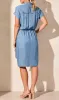 Shirt Dress W/Side Wrap Detail sold by Revolution Boutique