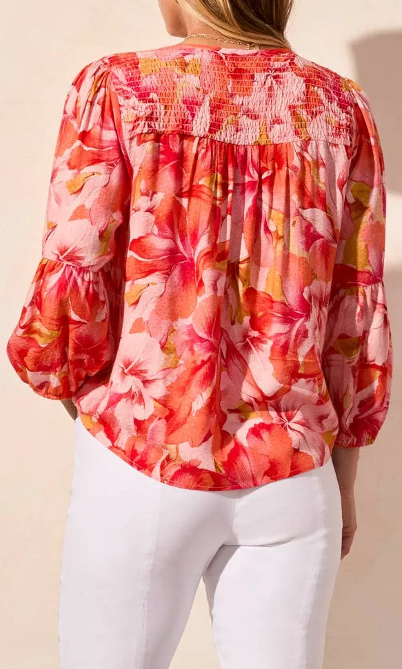 3/4Sleeveless Smocked Yoke Top sold by Revolution Boutique product image thumbnail 2