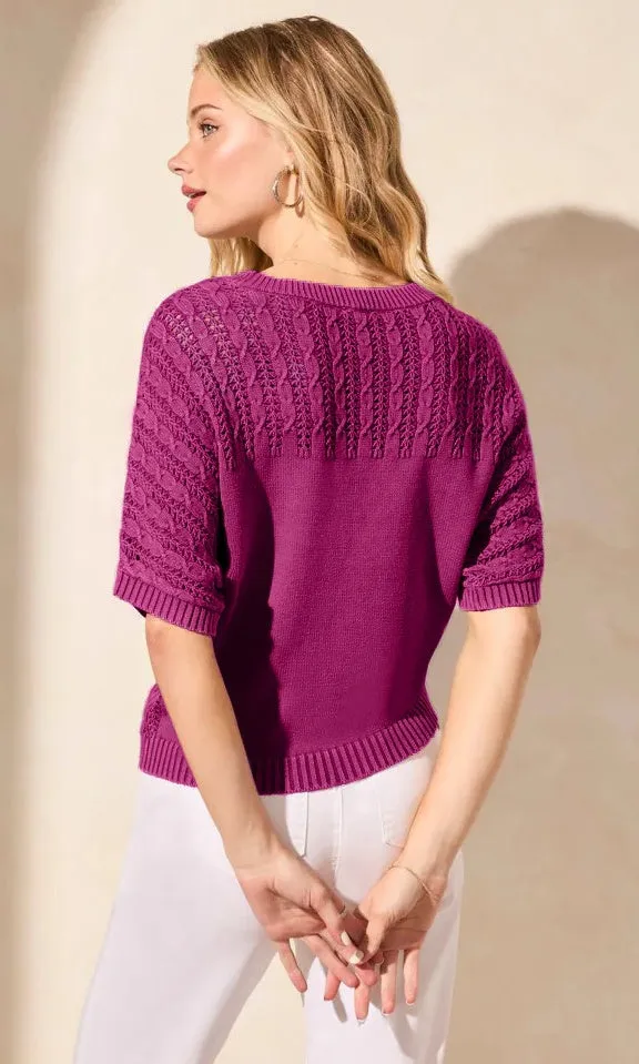 Cottons Fancy Stitch Sweater sold by Revolution Boutique product image thumbnail 5