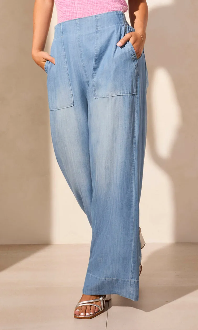 Pull On Pocket Wide Leg Pant sold by Revolution Boutique product image thumbnail 4