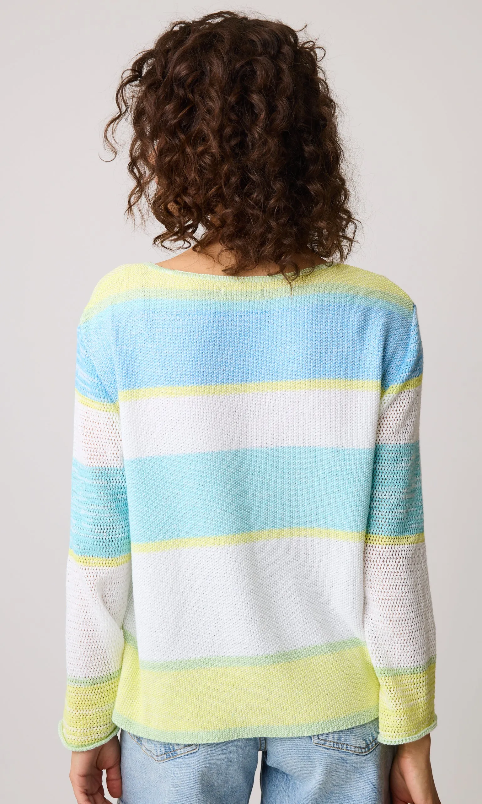 Cotton Striped Knit Sweater sold by Revolution Boutique product image thumbnail 2
