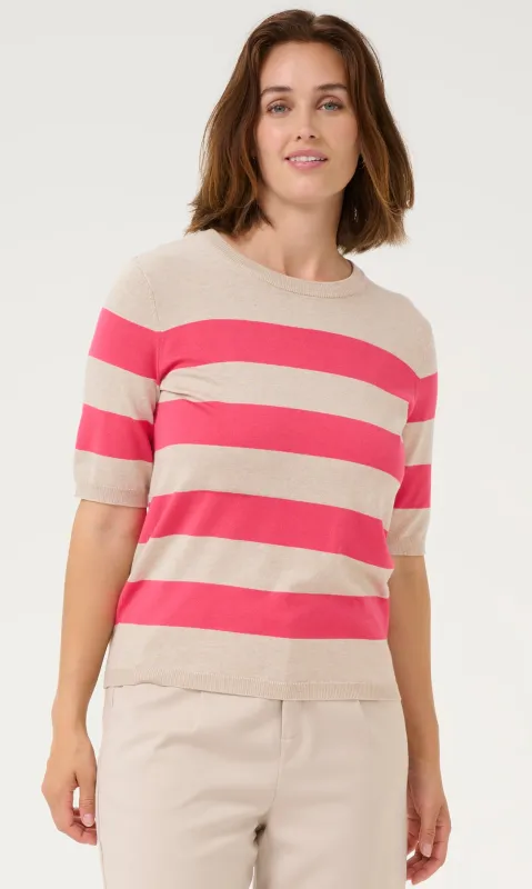 Striped Knitted Top sold by Revolution Boutique
