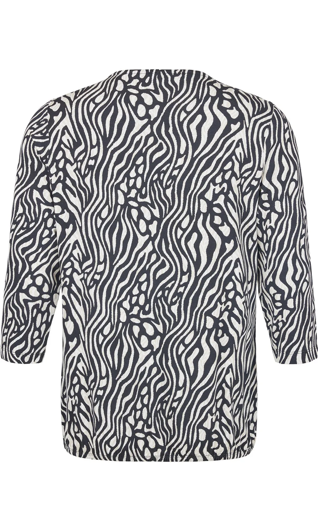 Button Notch Collar Top sold by Revolution Boutique product image thumbnail 2