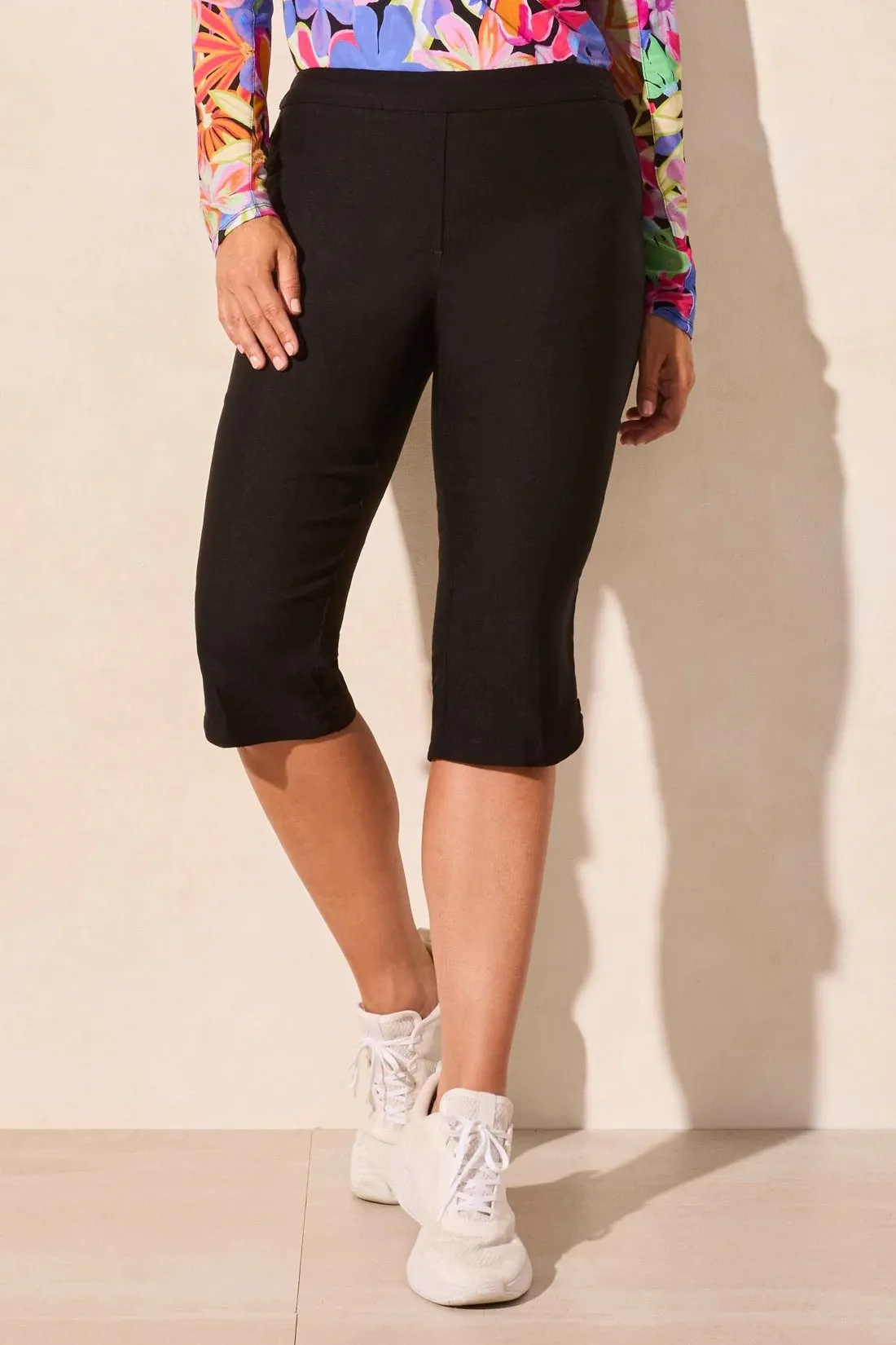 Pull On Zip Pockets Capri Pant sold by Revolution Boutique product image thumbnail 5