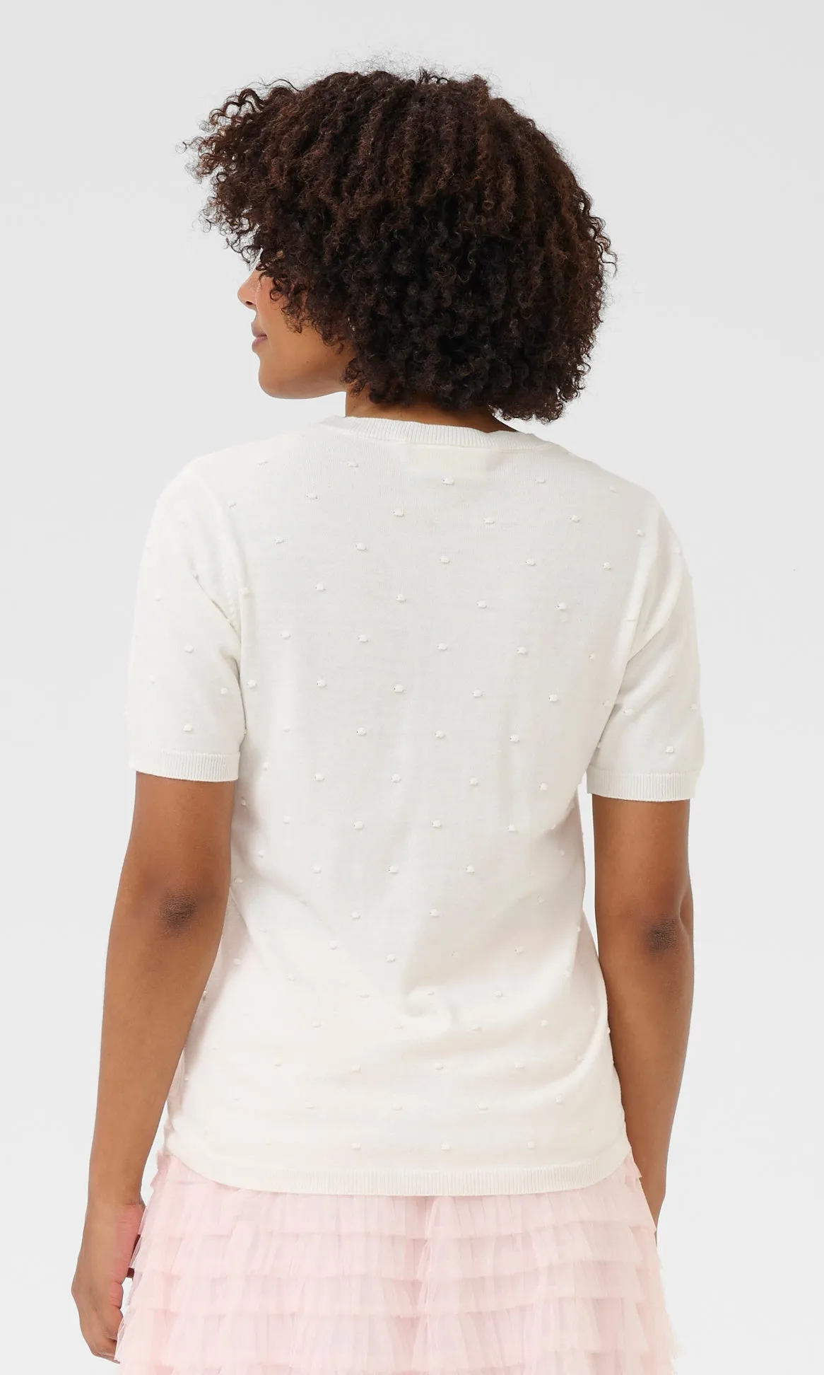 Cotton Blend Dot Detail Top sold by Revolution Boutique product image thumbnail 5