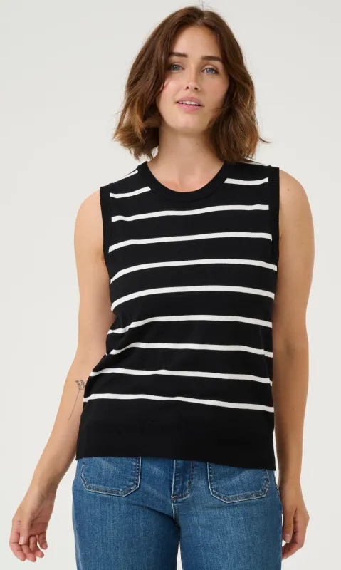 Striped Sleeveles Top sold by Revolution Boutique