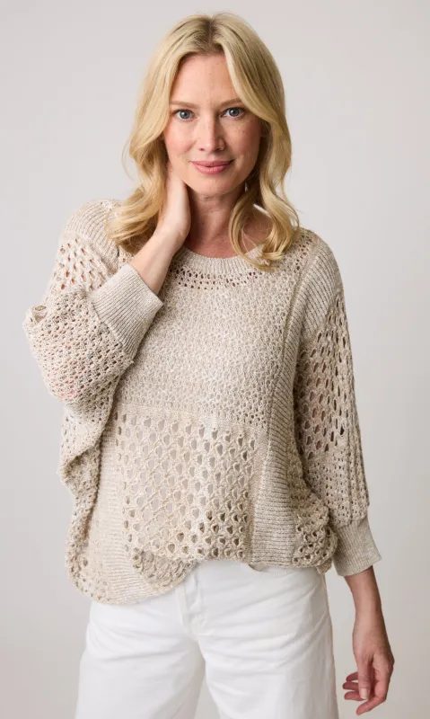 Cotton Blend Knit Sweater sold by Revolution Boutique