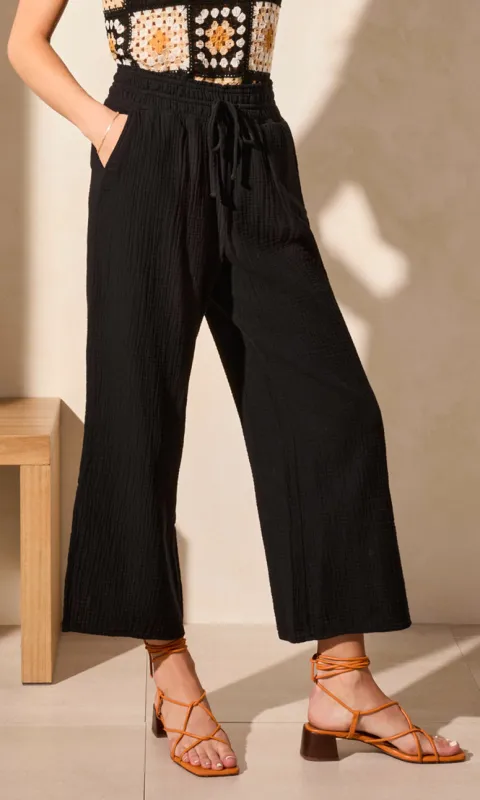 Wear Two Ways Gauze Pants sold by Revolution Boutique