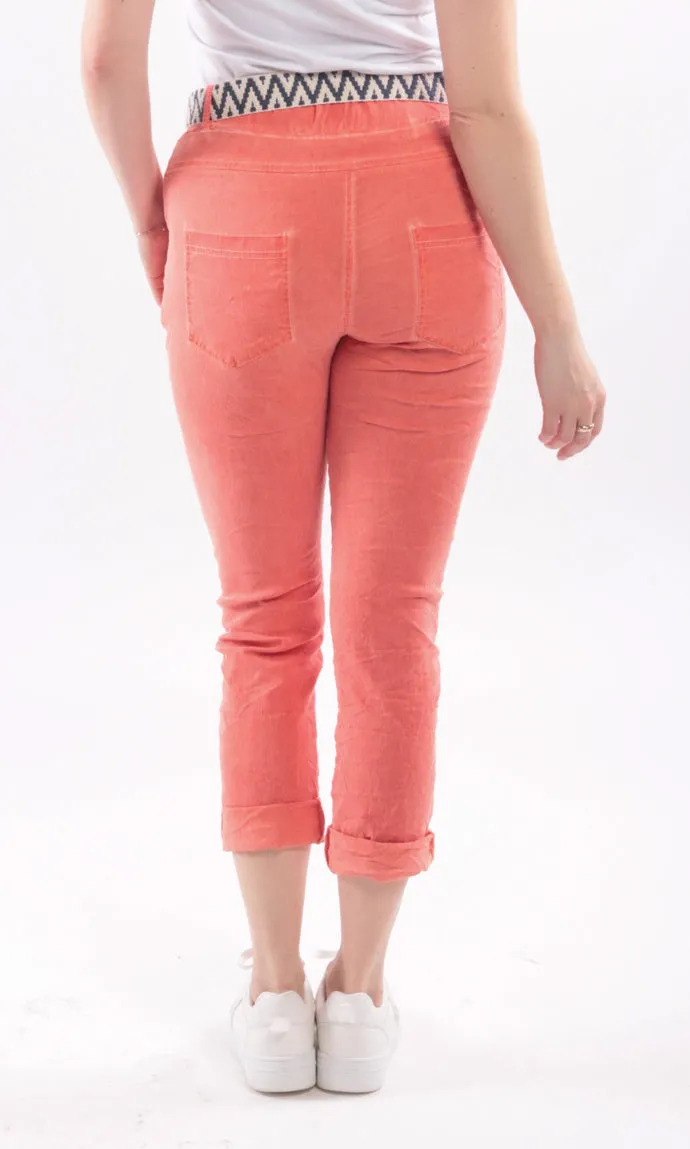 Pull On Belt Ankle Leg Pant sold by Revolution Boutique product image thumbnail 2