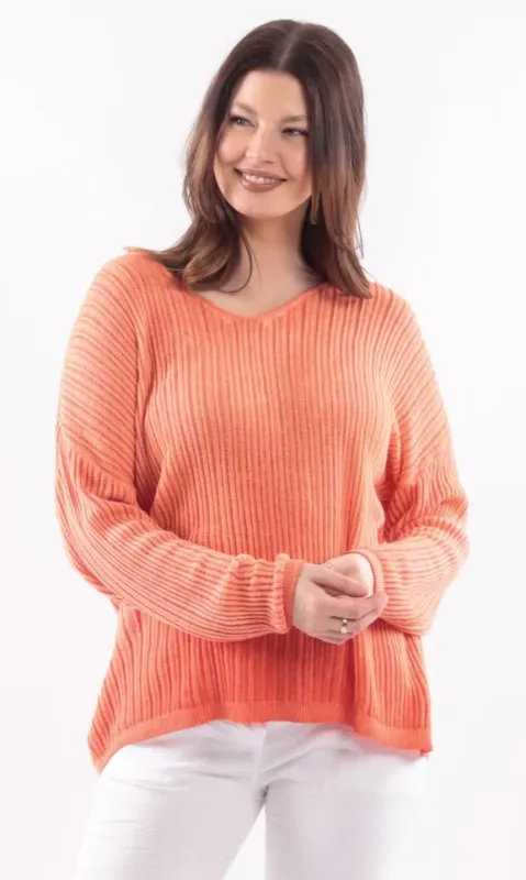 Ribbed Knit Sweater sold by Revolution Boutique