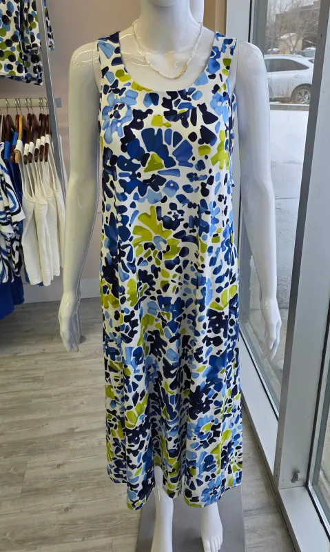Abstract Sleeveless Dress sold by Revolution Boutique