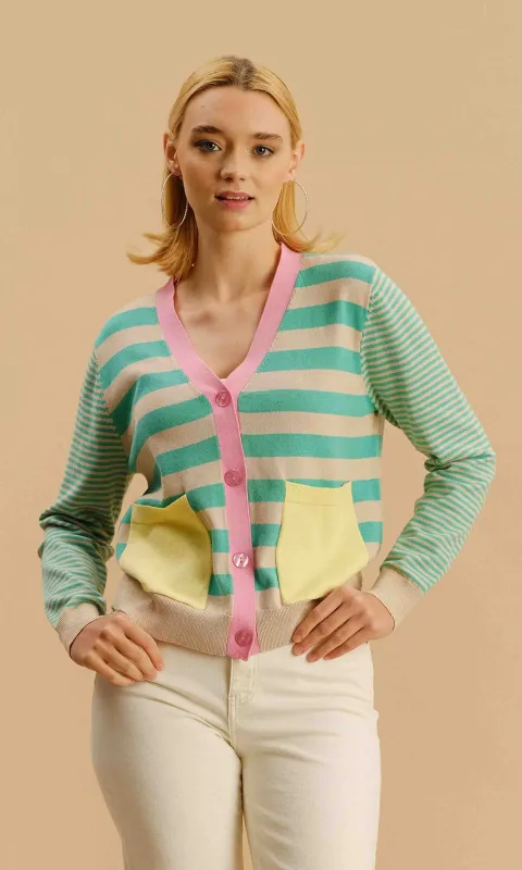 Cotton Button Down Cardigan sold by Revolution Boutique