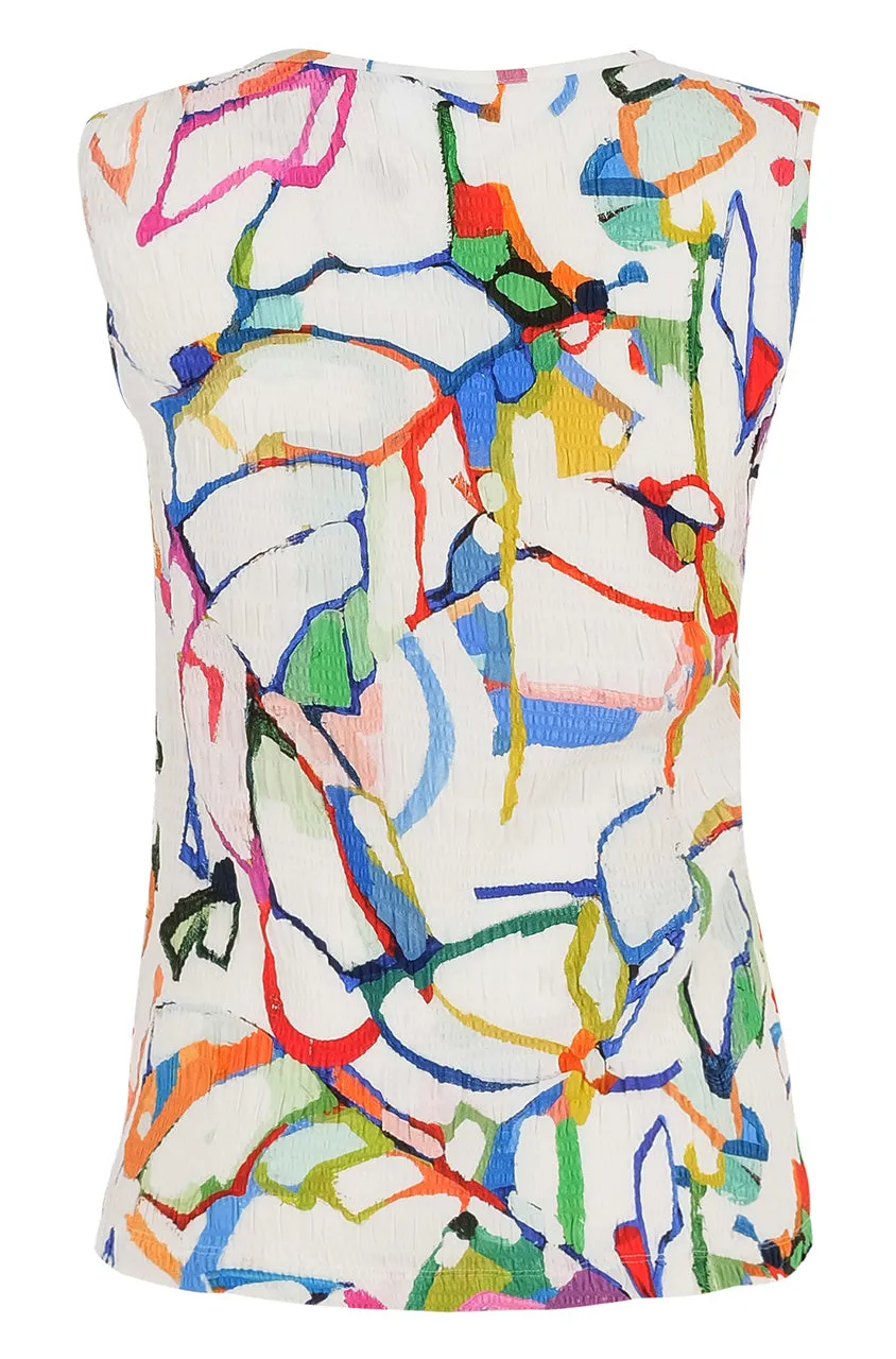 Sleeveless Shoulder Detail Top sold by Revolution Boutique product image thumbnail 2