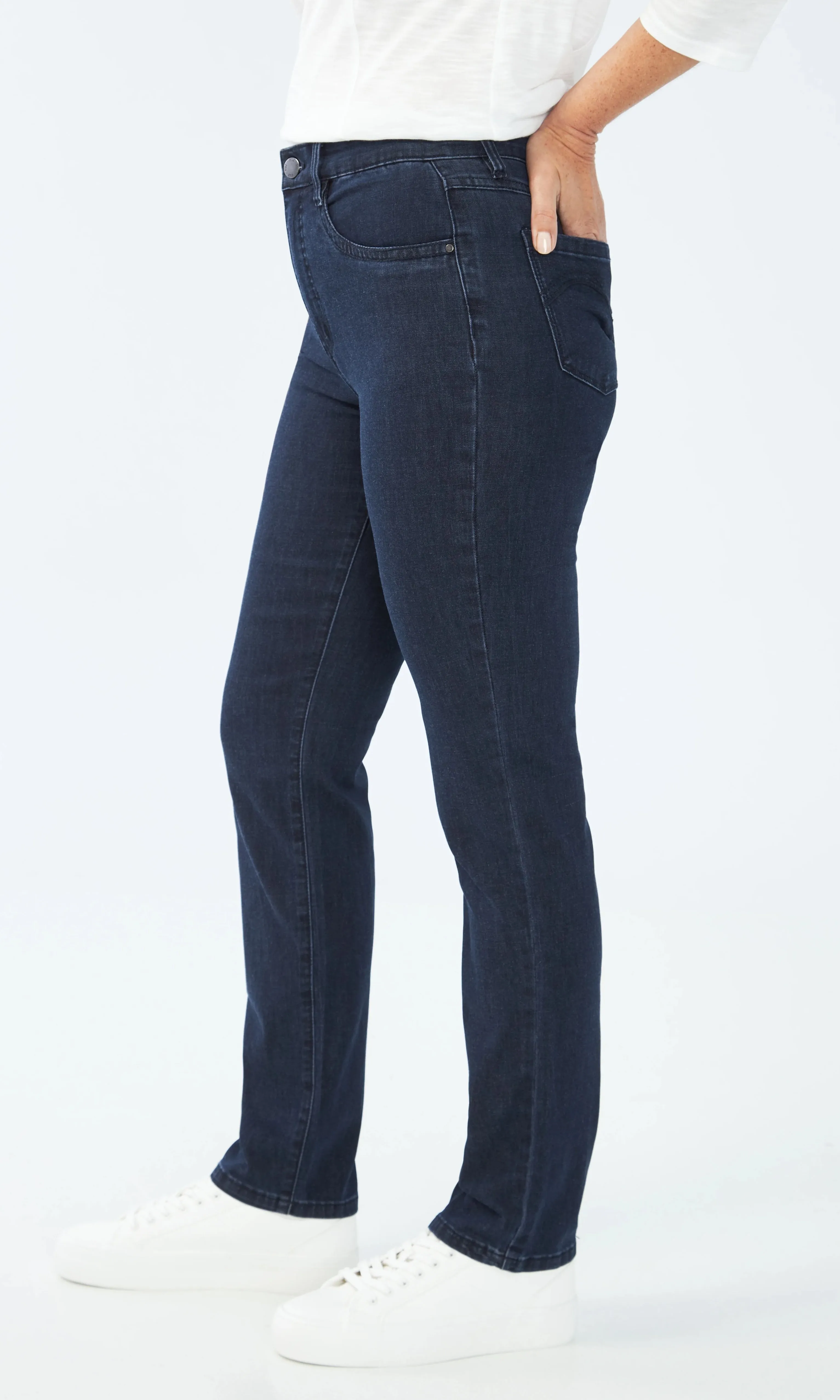 Relaxed Slim Leg Denim sold by Revolution Boutique product image thumbnail 4