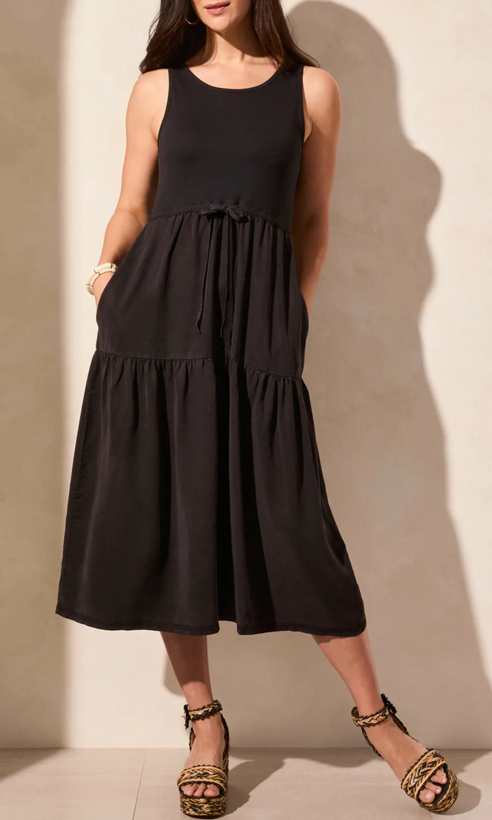 Sleeveless Drawstring Dress sold by Revolution Boutique