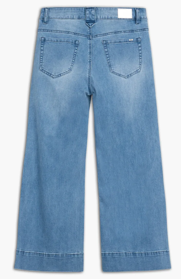 High Waist Flare Leg Denim sold by Revolution Boutique product image thumbnail 2