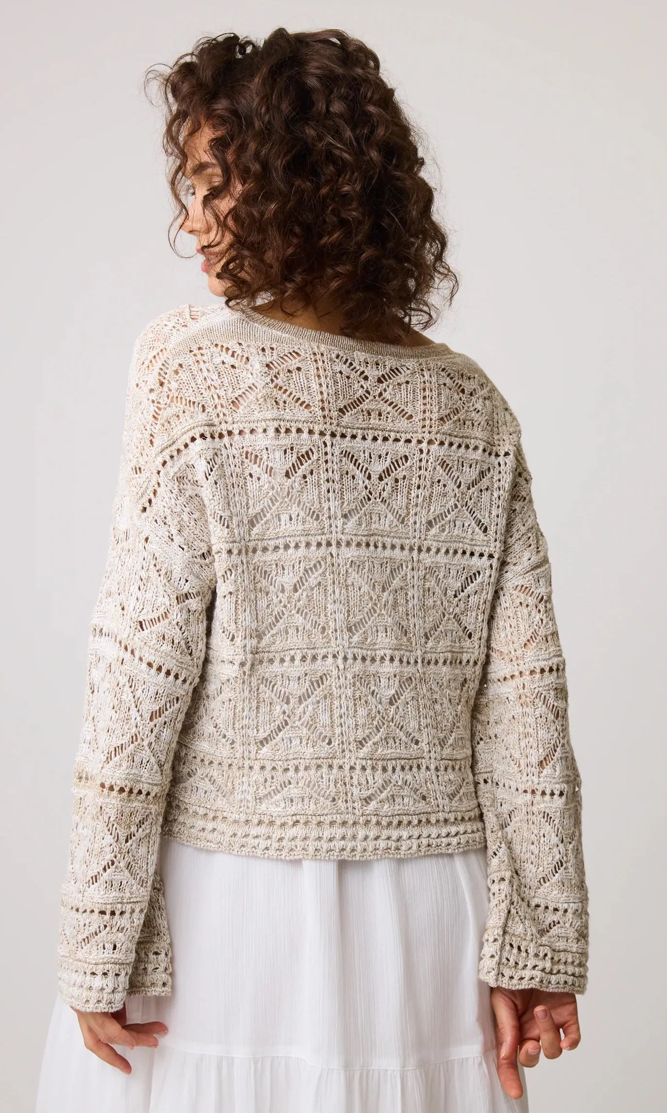 Cotton Blend V Neck Knit sold by Revolution Boutique product image thumbnail 3