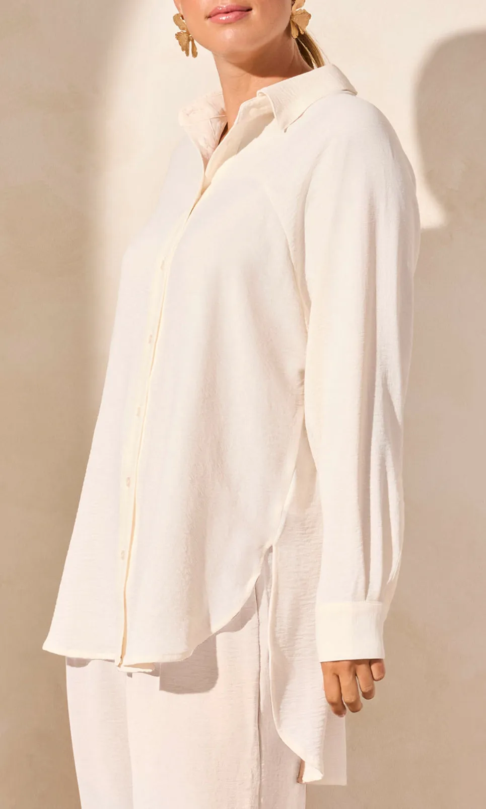 Flowy Hi Lo Raglan Sleeve Top sold by Revolution Boutique product image thumbnail 5