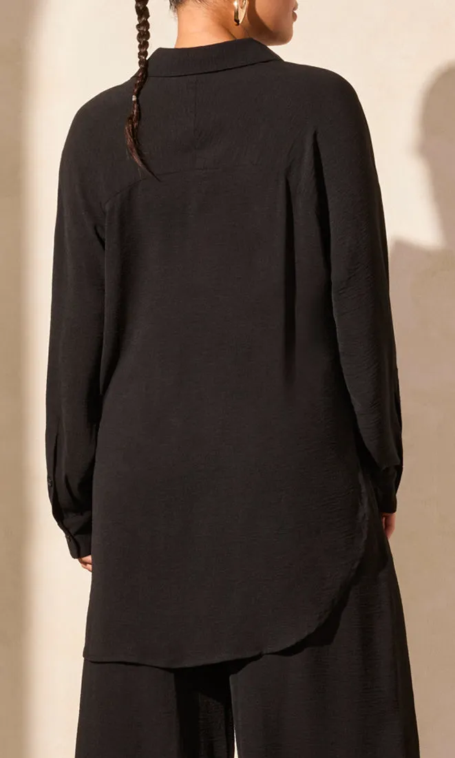 Flowy Hi Lo Raglan Sleeve Top sold by Revolution Boutique product image thumbnail 4