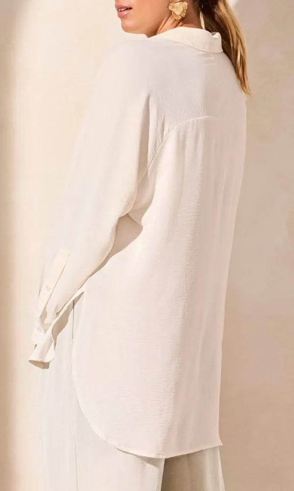 Flowy Hi Lo Raglan Sleeve Top sold by Revolution Boutique product image thumbnail 3