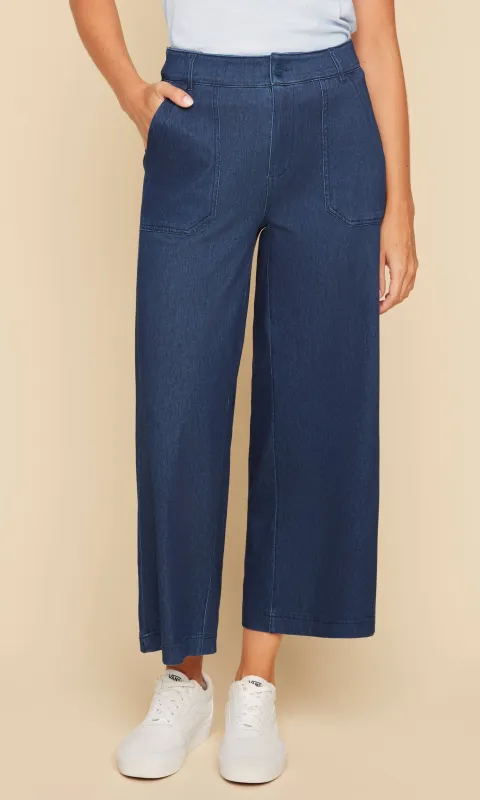 Cotton Blend Wide Leg Pant sold by Revolution Boutique