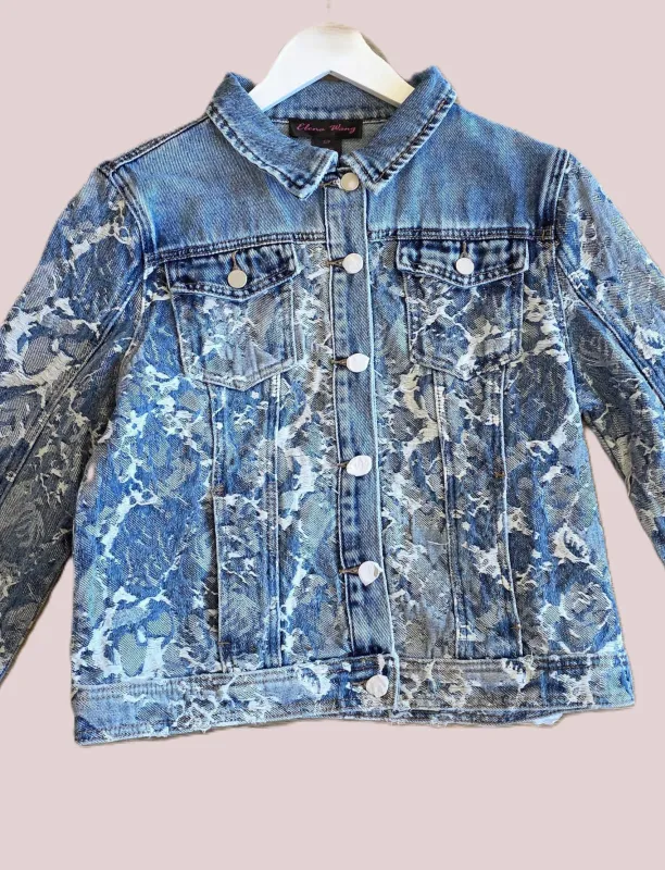 Stitch Detail Denim Jacket sold by Revolution Boutique