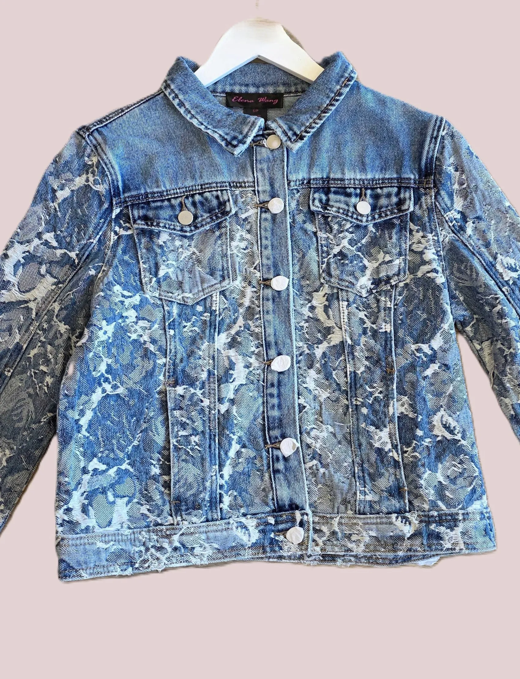 Stitch Detail Denim Jacket sold by Revolution Boutique