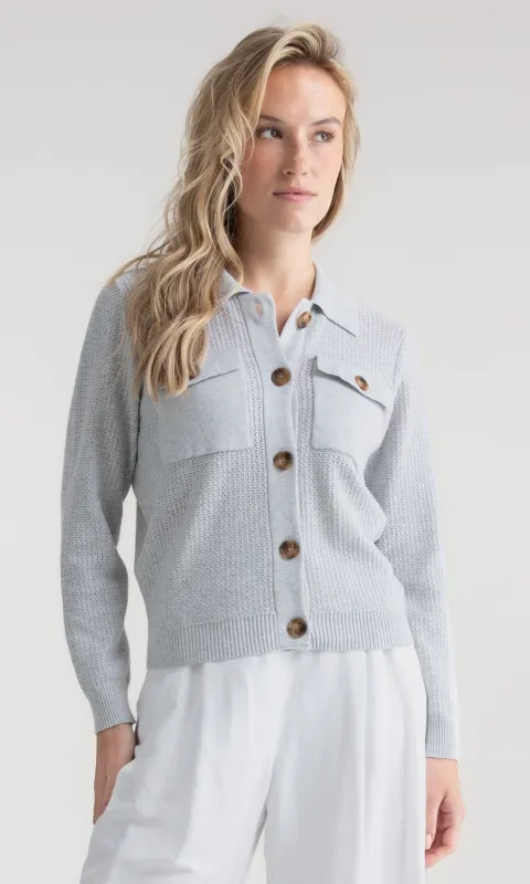 Knit Button Up Jacket sold by Revolution Boutique