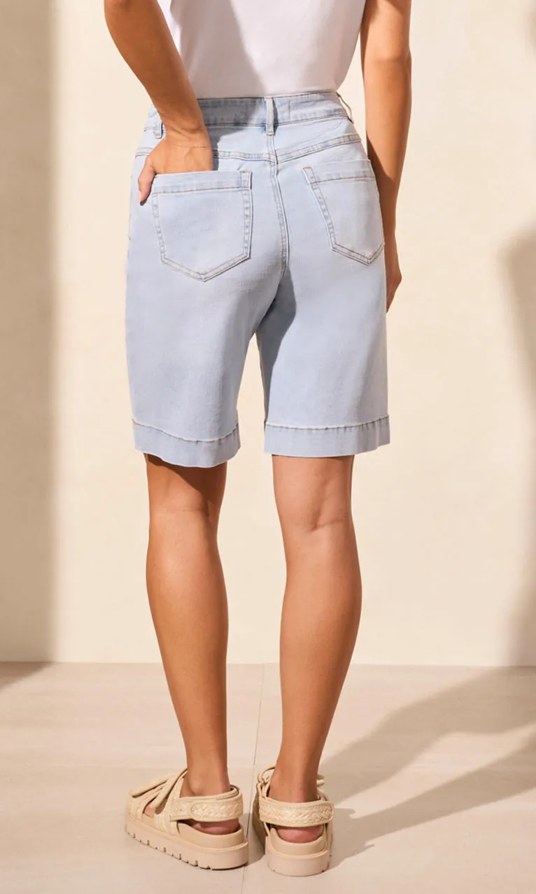 Pullon Bermuda Capri W/Pockets sold by Revolution Boutique product image thumbnail 4