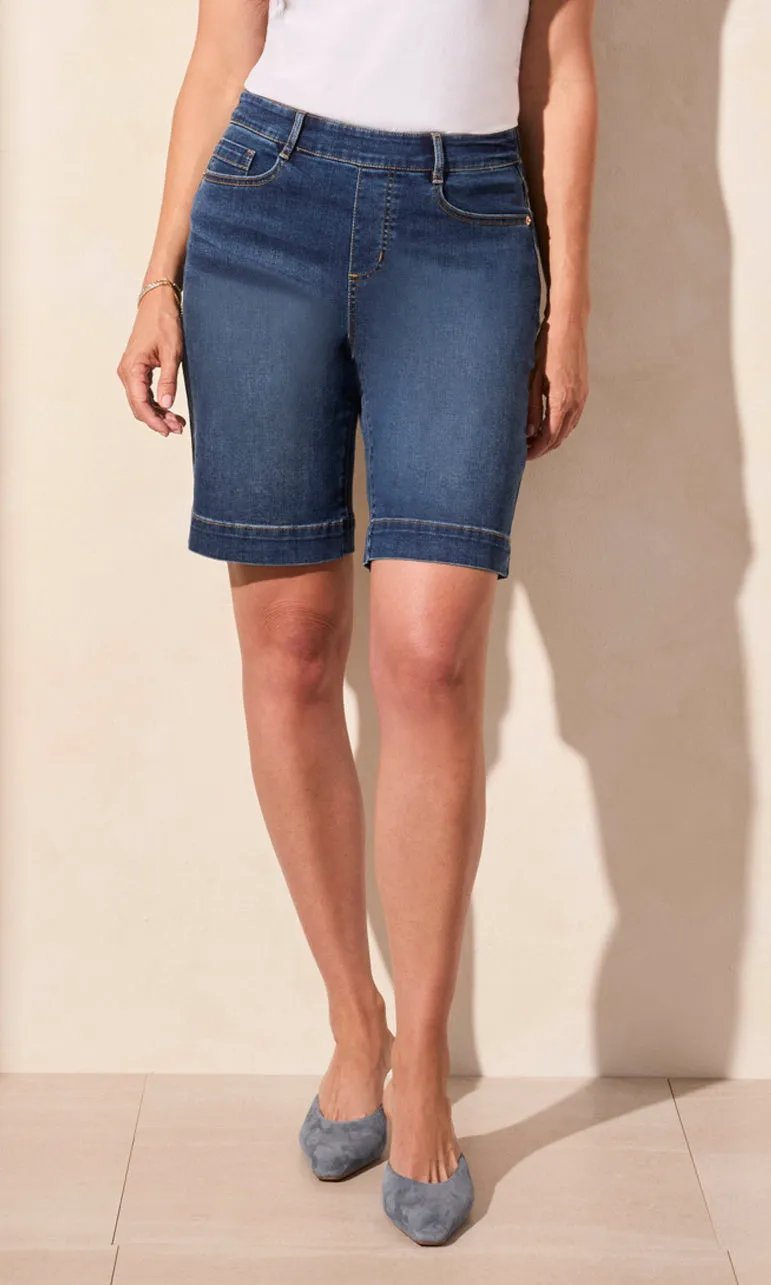 Pullon Bermuda Capri W/Pockets sold by Revolution Boutique