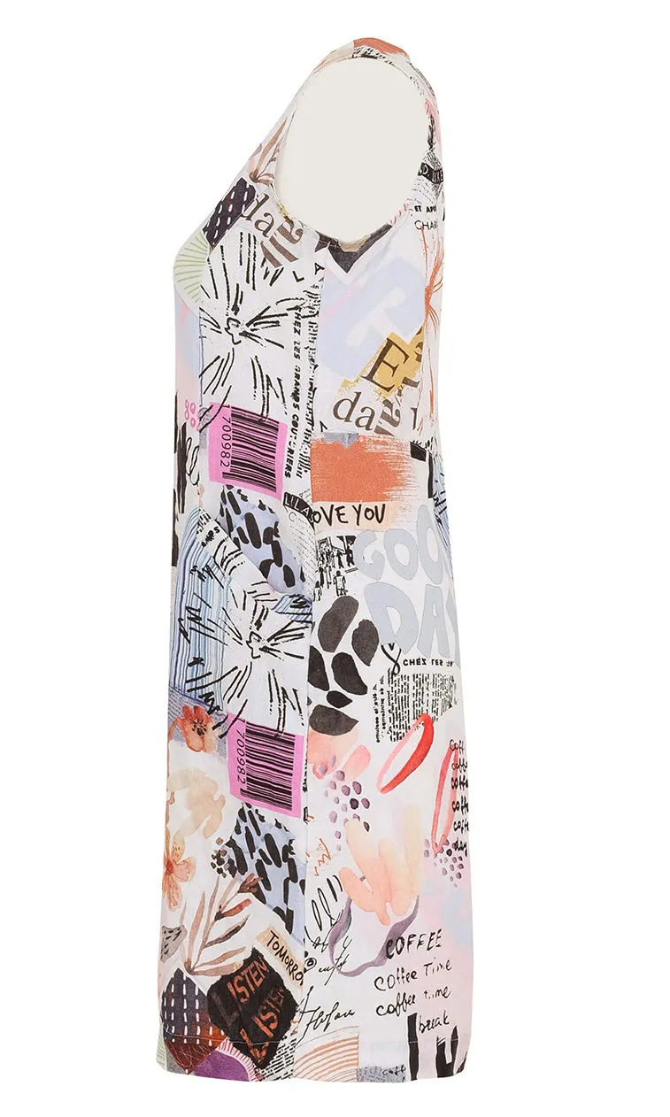 Button Back Linen Dress sold by Revolution Boutique product image thumbnail 2