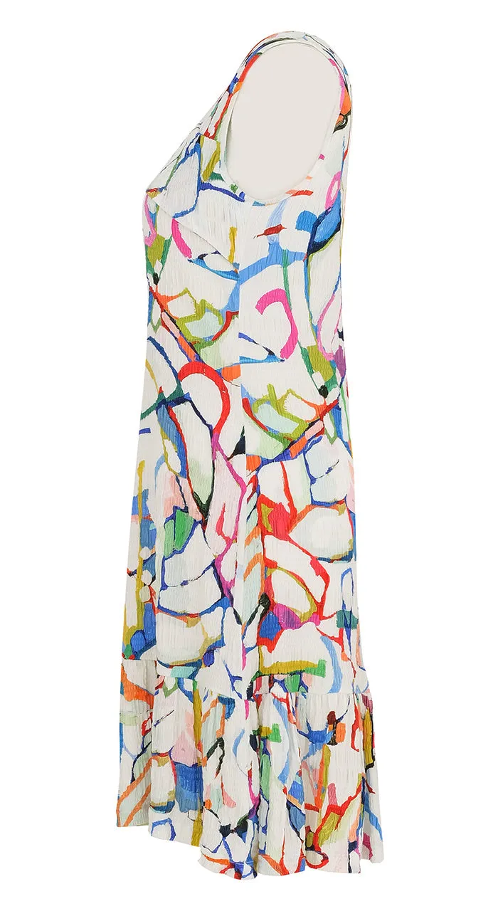 Ruffle Hem Crepe Dress sold by Revolution Boutique product image thumbnail 2