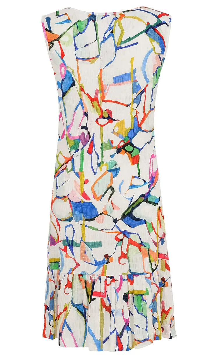 Ruffle Hem Crepe Dress sold by Revolution Boutique product image thumbnail 3