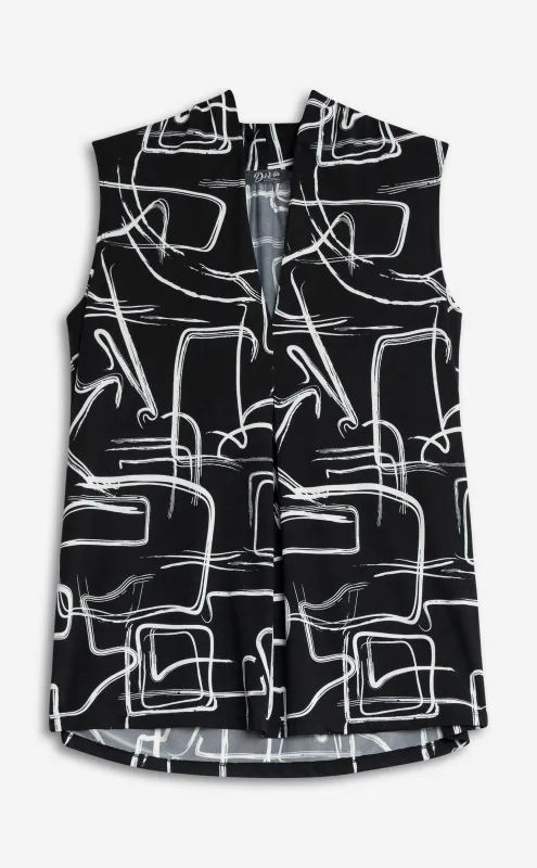 Hi Lo V Neck Jersey Top sold by Revolution Boutique