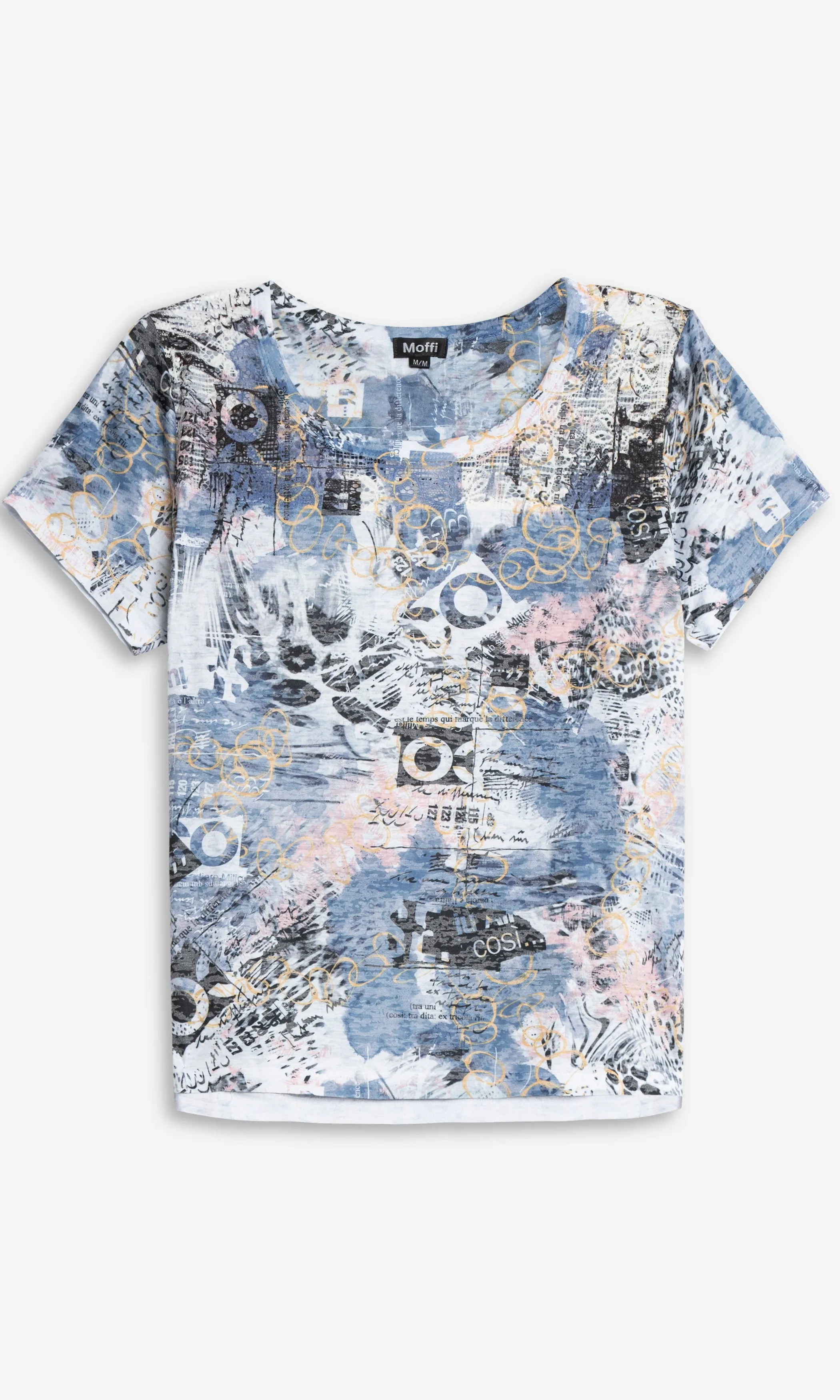 Hi Lo Abstract Lace Detail Top sold by Revolution Boutique