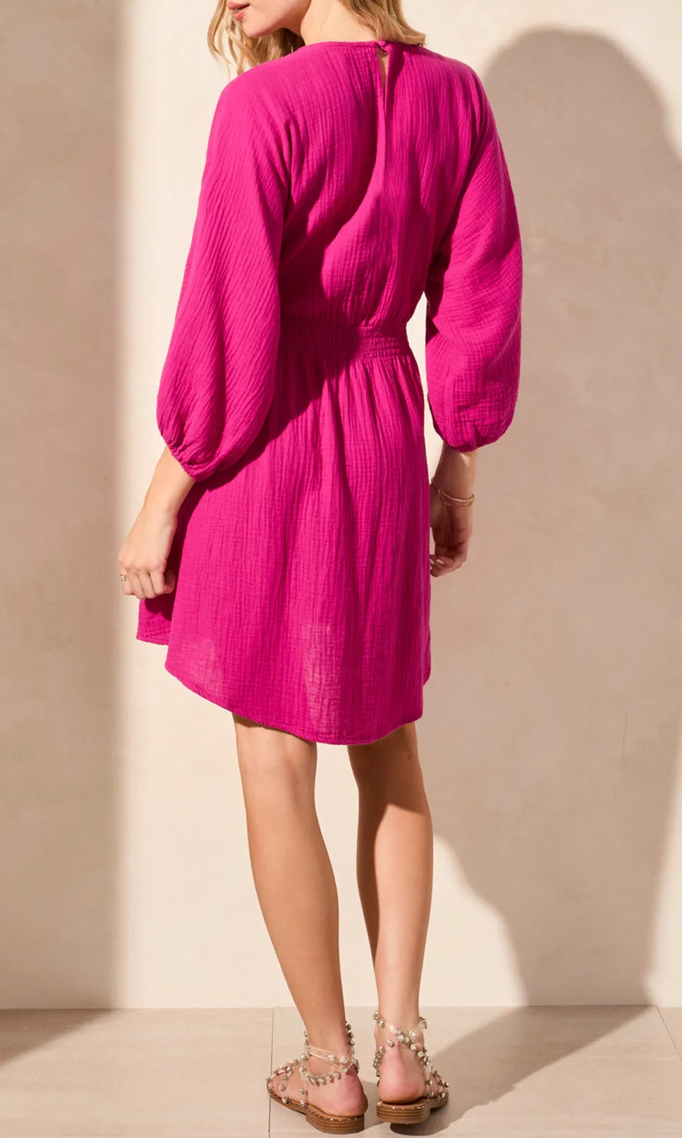 Puff Sleeve W/Smocking Dress sold by Revolution Boutique product image thumbnail 2