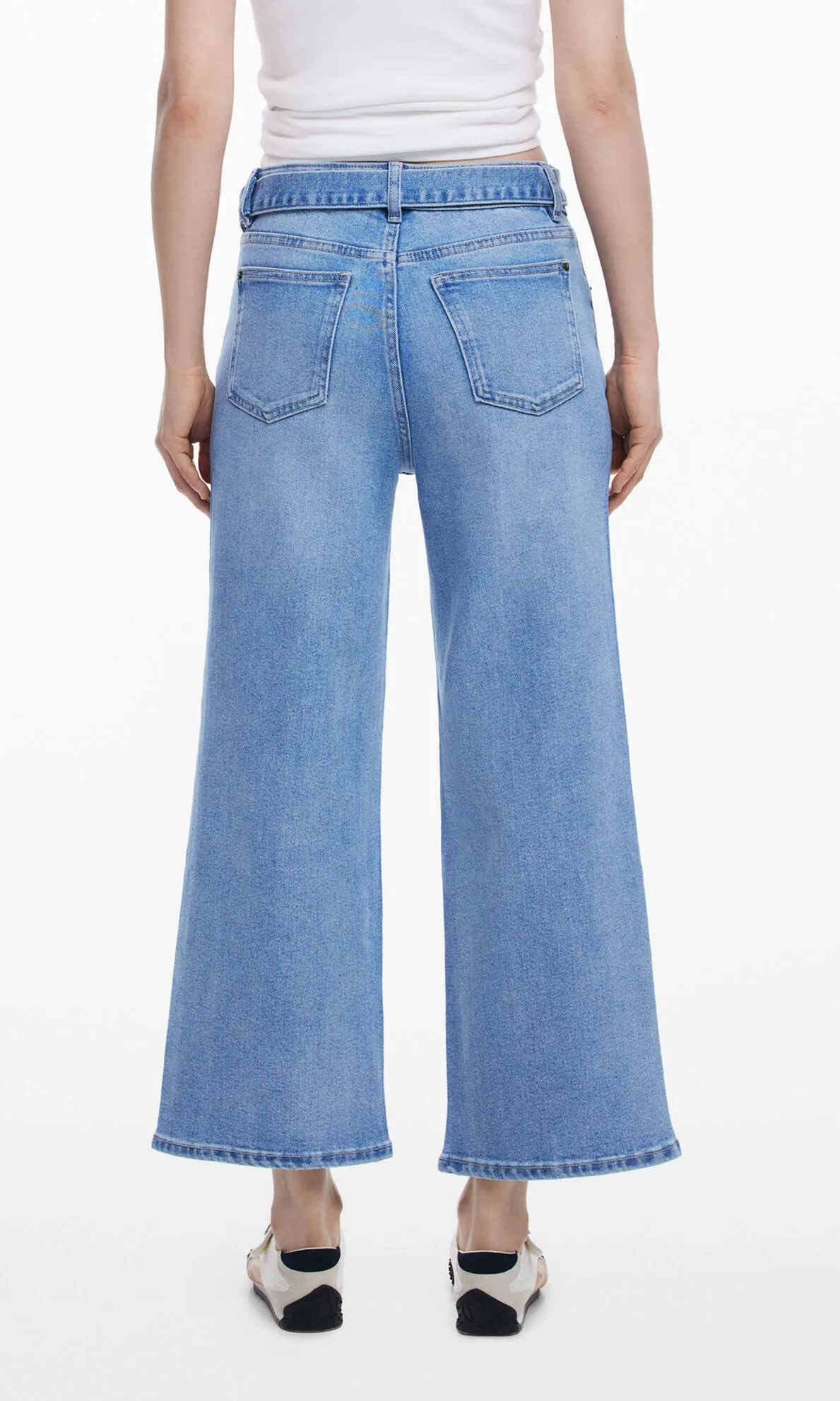 Desigual Flower Embroidered Tiebelt Denim sold by Revolution Boutique product image thumbnail 2